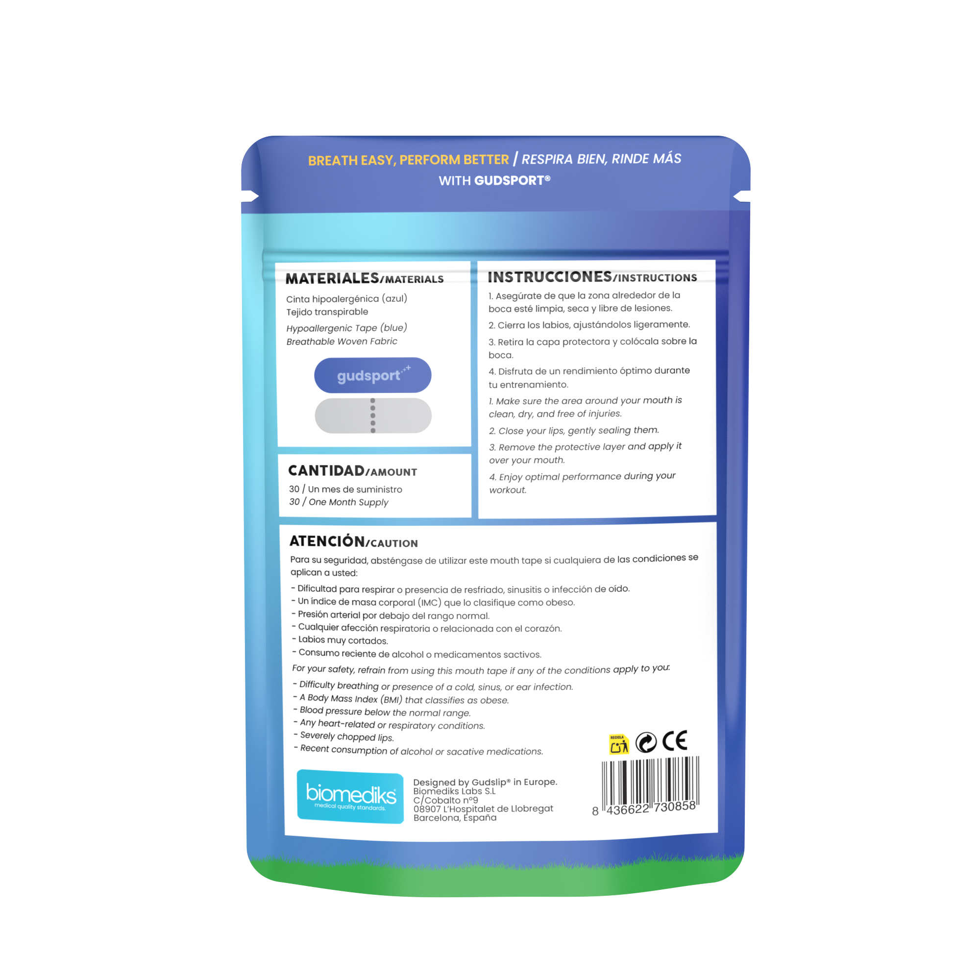 Gudsport® pásky na ústa (30ks)
