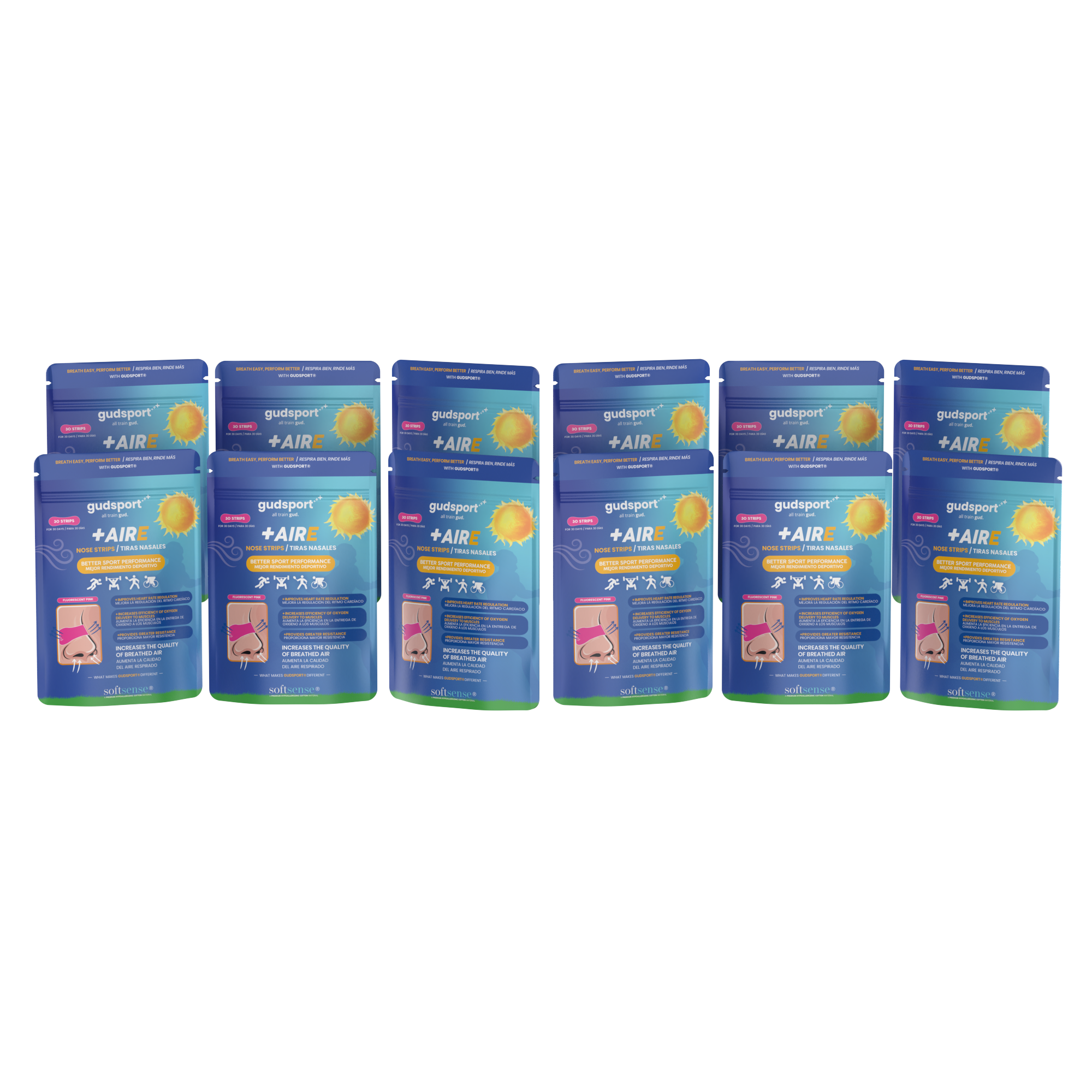 Gudsport® pásky na nos (ružová)