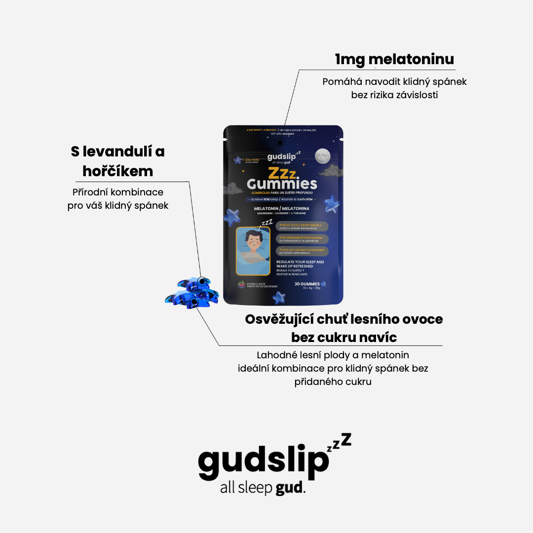 Melatonínové gumové cukríky (30ks)