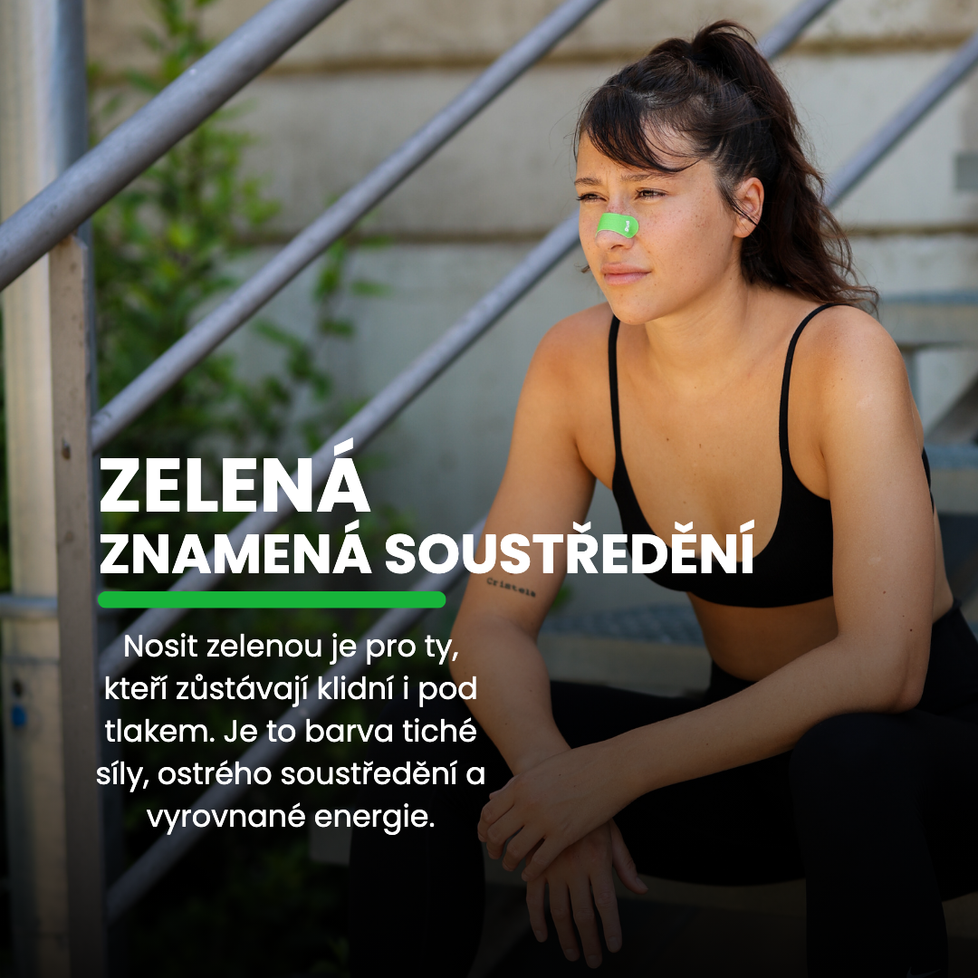 Gudsport® pásky na nos (zelená)