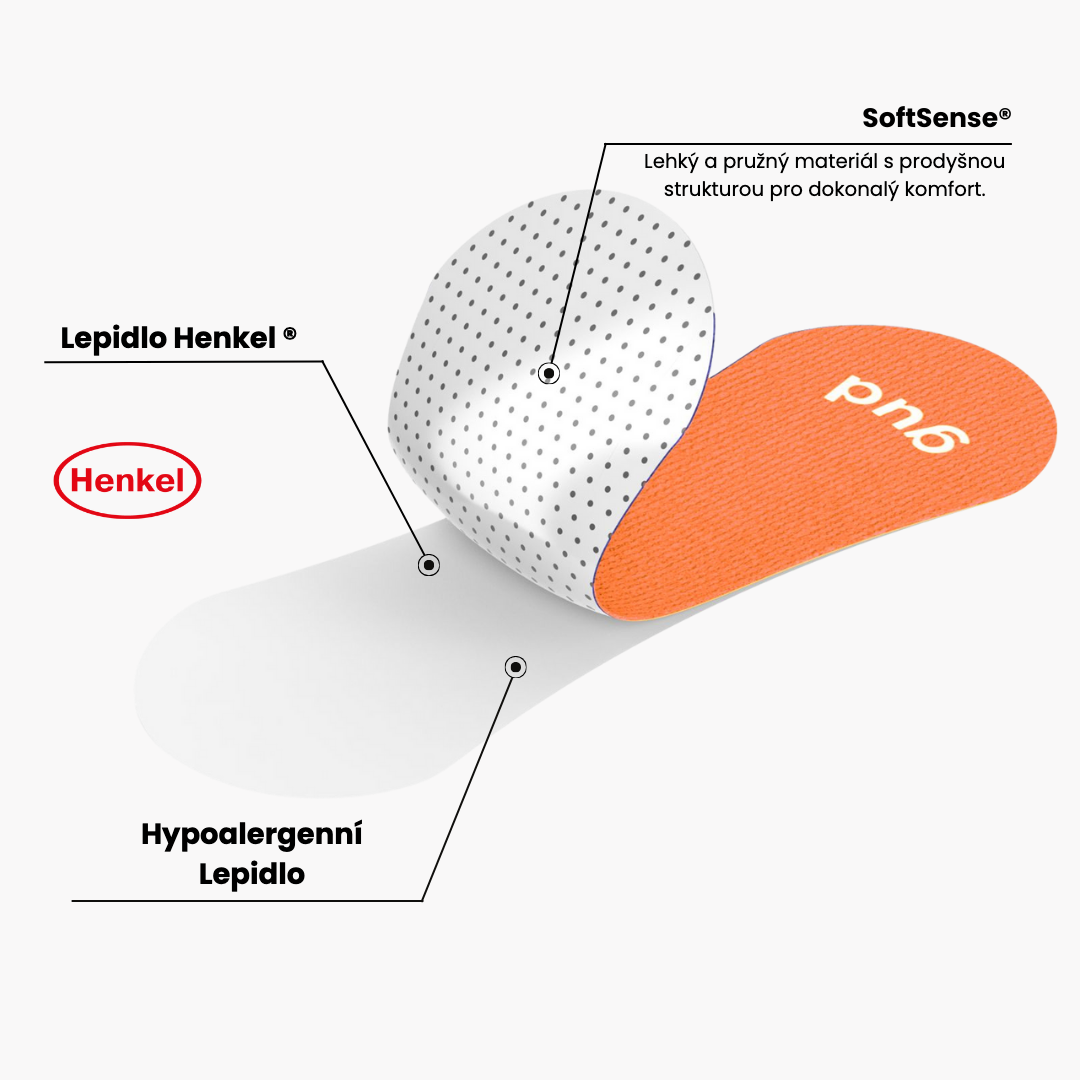 Gudsport® pásky na nos (oranžová)