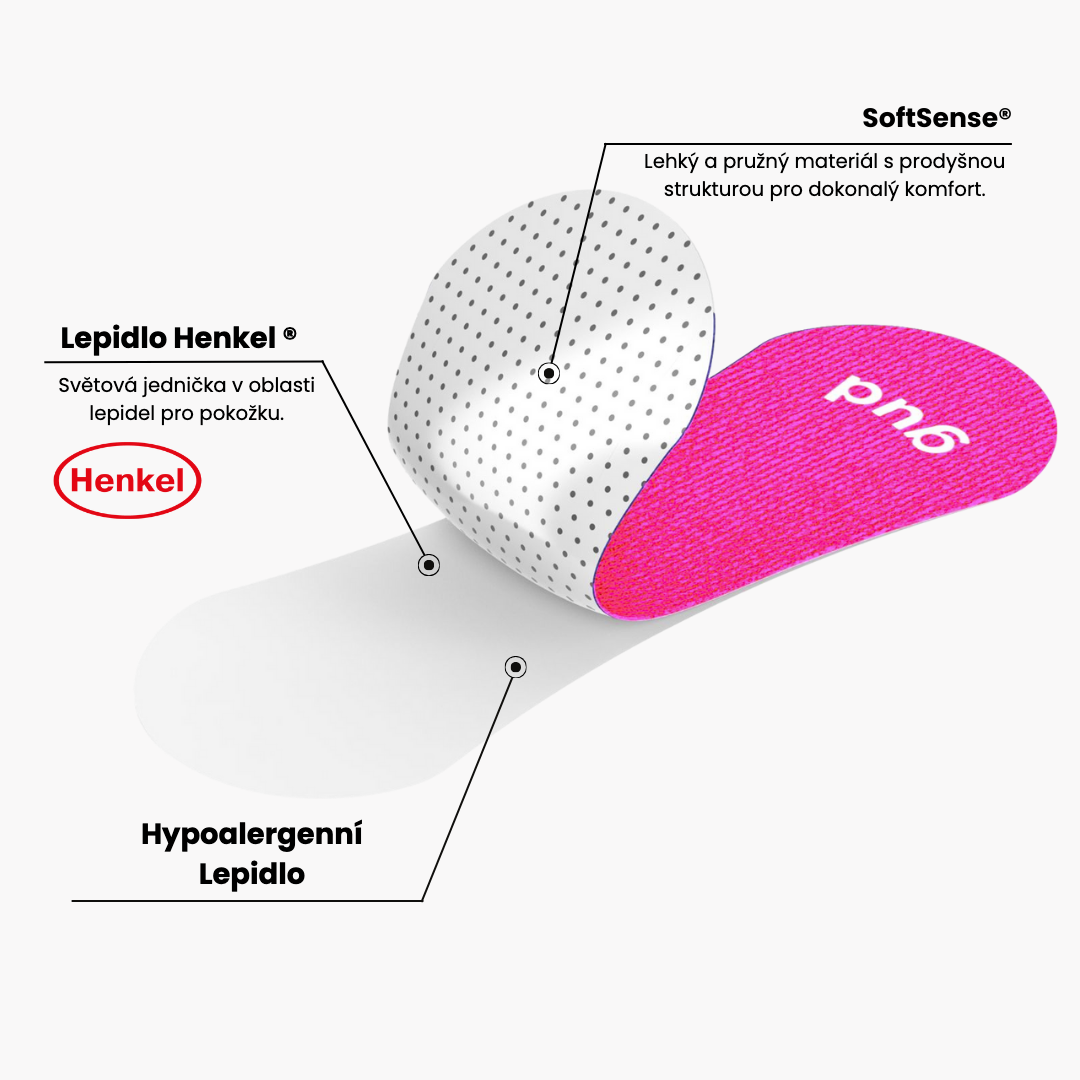 Gudsport® pásky na nos (ružová)